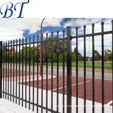 Powder Coated Steel Garrison Security Fencing